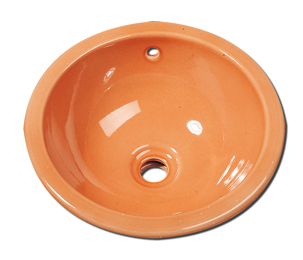 Carrelage - Décoration - Vasque ronde diamètre 38- Cuisine - Salle de Bains - Faïence de Provence à Salernes