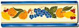Carrelage - Décoration - Délices de fruits- Motif - Design - Faïence de Provence à Salernes